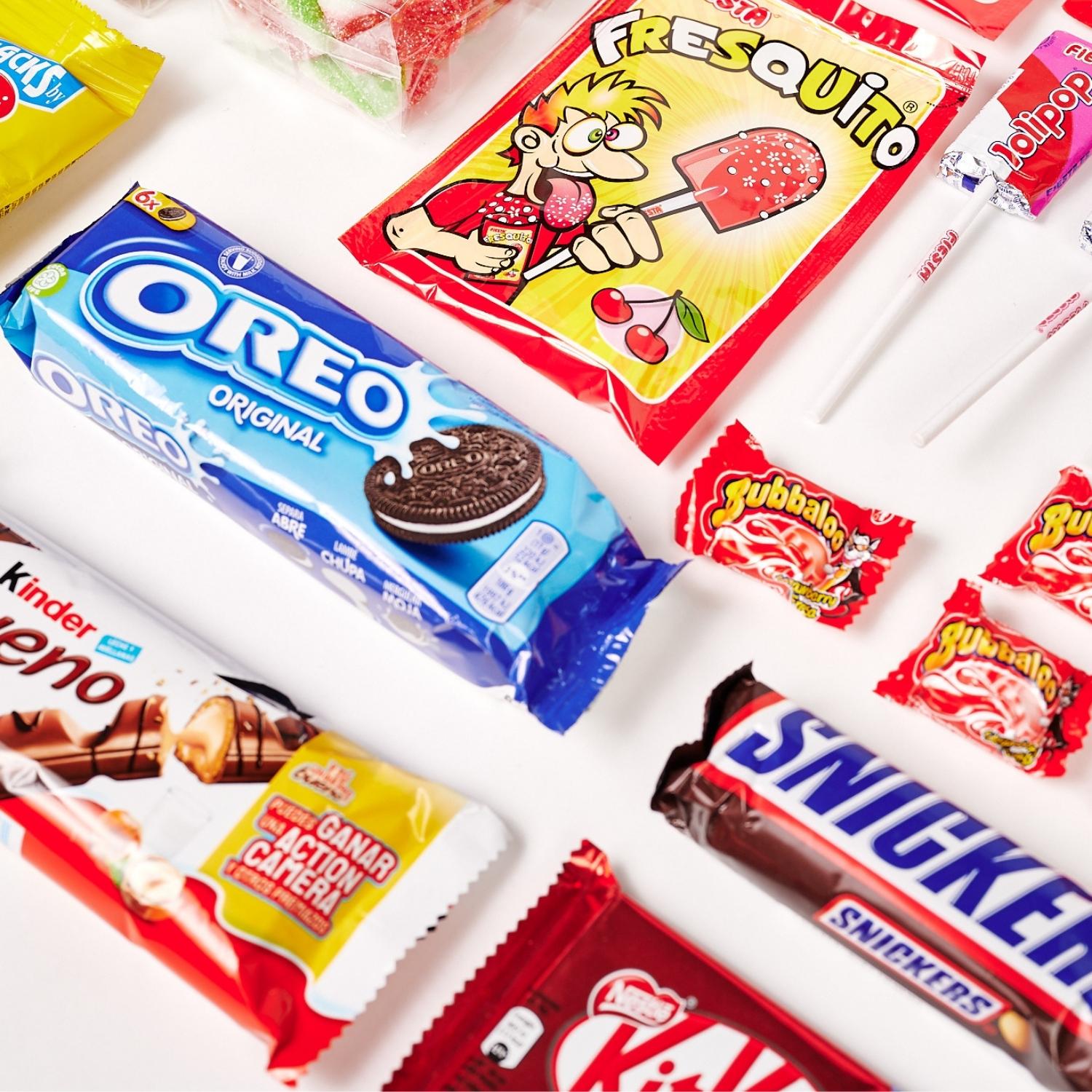 Candydubi  Cajas de Regalo Originales: Chuches, Snacks y Chocolates